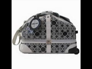 Pan Am Vintage-Style Weekend Trolley Rolling Suitcase