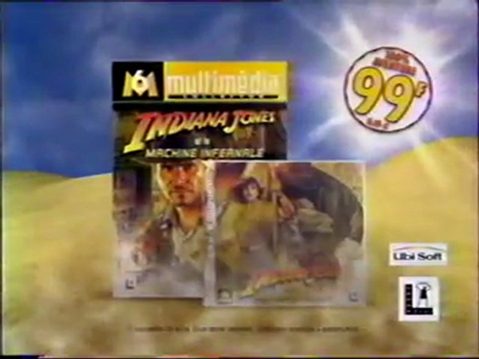 Publicité Indiana Jones et la machine infernale 2001