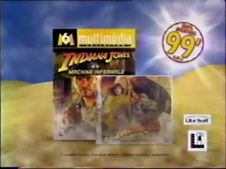 Publicité Indiana Jones et la machine infernale 2001