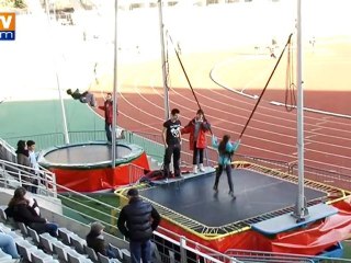 Les sports d’hiver au stade Charléty