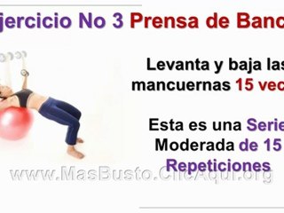 Ejercicios Para Tonificar El Busto