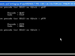 Renault Radio Code Recovery