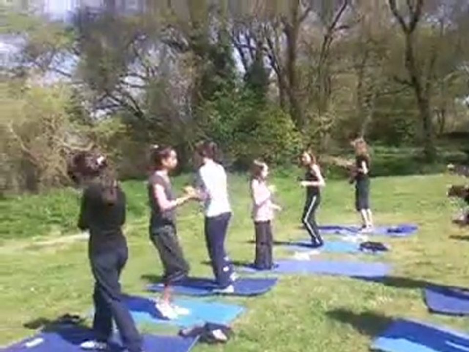 Cours ados en extérieur