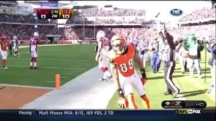 Jerome Simpson (Bengals) Touchdown Endzone Flip