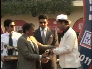 Abhishek Bachchan At The Mahalaxmi Race Course