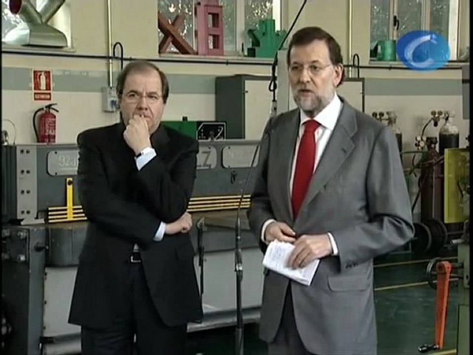 CyL: Herrera y Rajoy animan a los escolares a elegir la FP como vía para acceder a un empleo