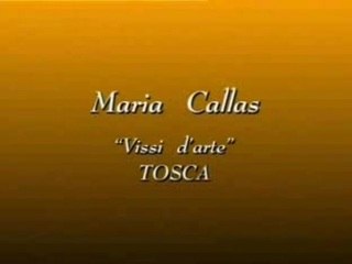 Maria Callas-Puccini-Tosca-Vissi d'arte