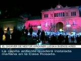 Argentina llora la pérdida de Nestor Kirchner