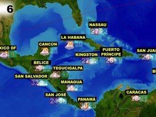El tiempo en América (Cánada, EE.UU, Centro y Sudamérica),  jueves 5 y viernes 6de mayo