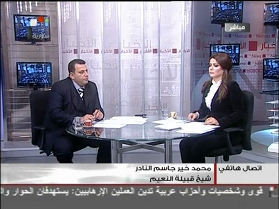Syrian tv syria 24.12.2011 hd سعيد رمضان البوطي يتهم برهان غليون بتفجيرات دمشق سورية