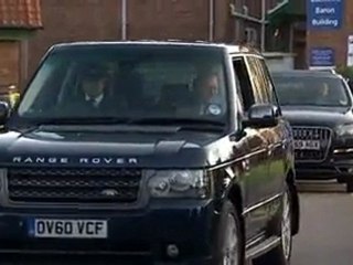 Britain's Prince Philip leaves hospital
