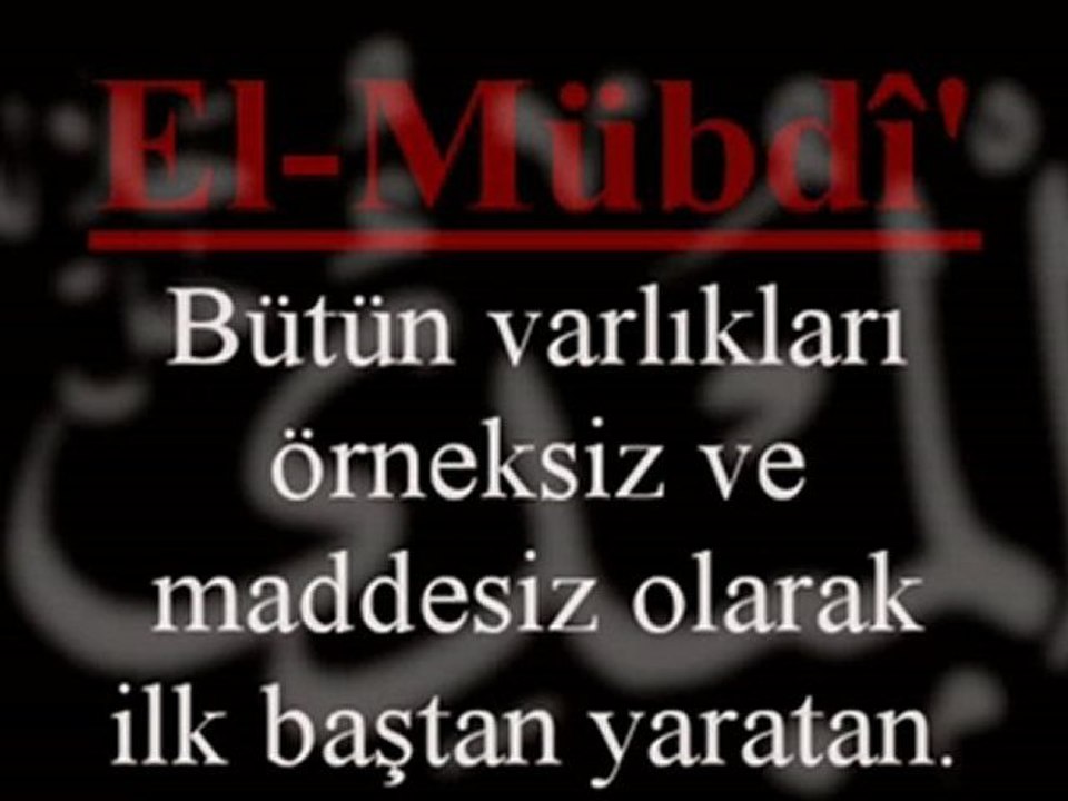 Allah'ın Güzel İsimleri Esma ül Hüsna Ney taksimi