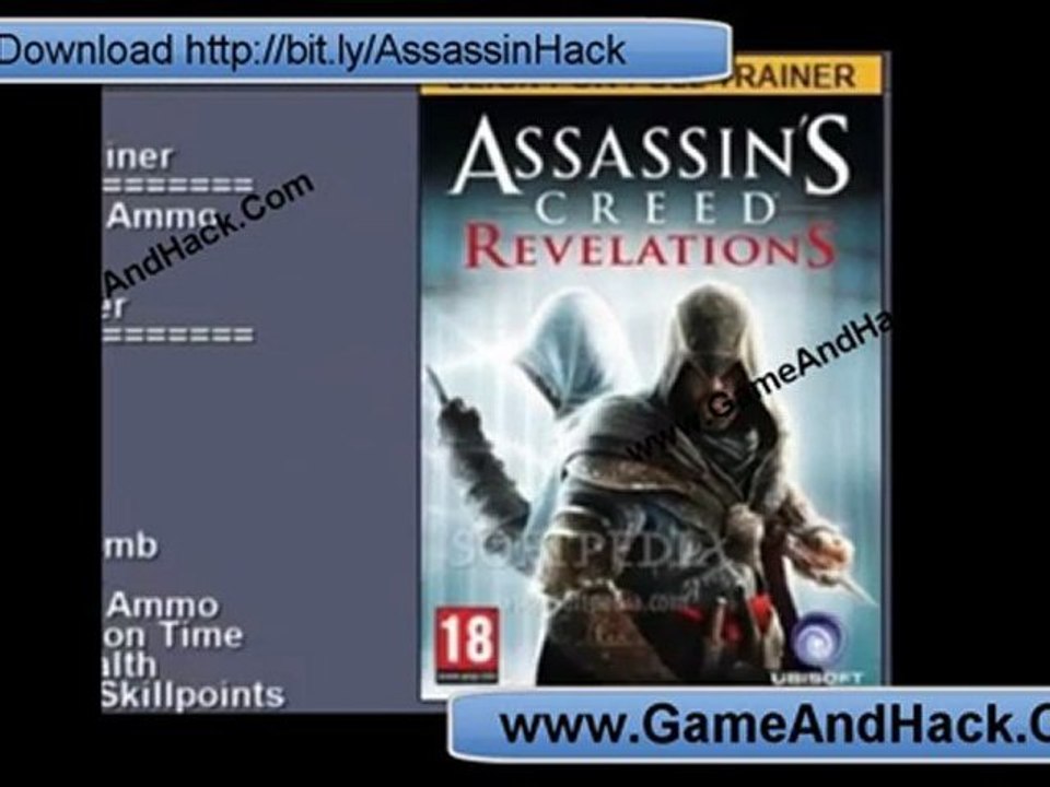 Assassins Creed Revelations TRAINER v2.0 Hacks FREE WORKING