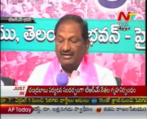 Telangana MLA Koppula Eeswar Talking To Media
