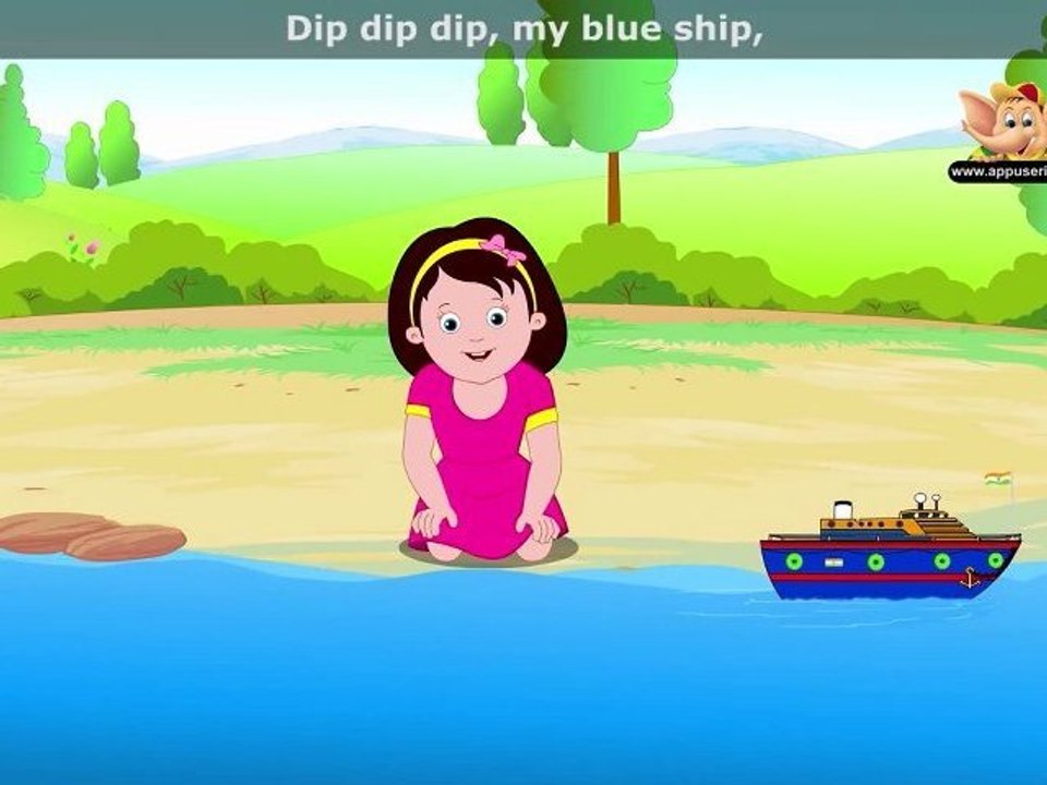 Dip, Dip, Dip Nursery Rhyme with Lyrics video Dailymotion