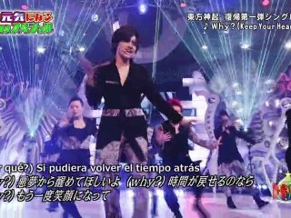 [SPfTVXQ] 111219 HEY! X3 MC - TVXQ - Why (keep your head down) (Sub. Español)