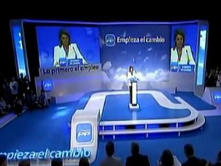 Cospedal: "Cada vez que en España gobierna el PSOE a España le va mal"