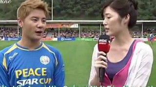 [Vietsub] 110925 MBC Peace Star Cup interview - JunSu cut [JYJ-tune]