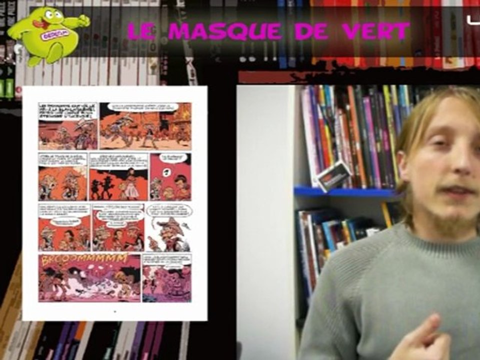 1 jour 1 BD - Le masque de vert