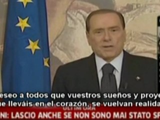 Berlusconi se despide de los italianos