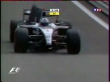 Formule 1 Belgique 2004 Crash Coulthard en français (TF1)