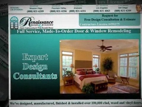 (888) 821-6206 ~ Vinyl Windows Corona Del Mar