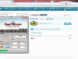 eRepublik Cheat Tool 2012 [Cash][Gold][Generator]