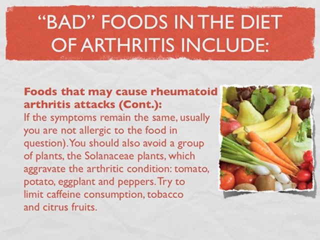 Arthritis and Food