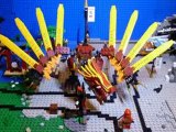 Lego Ninjago Fire Temple 2507 Stop Motion Brickfilm Build