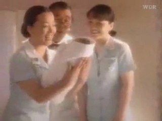 Publicité japonaise drôle - nouveau né