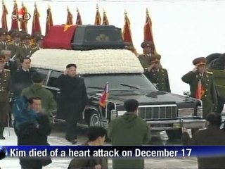 N. Korea bids wintry farewell to late leader