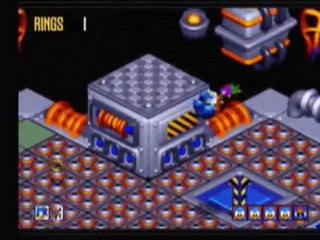 Walkthrough : sonic 3D blast-6/Sol électrique