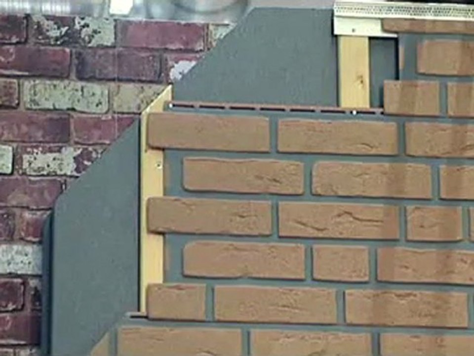 Fassadenverkleidung von vinylit