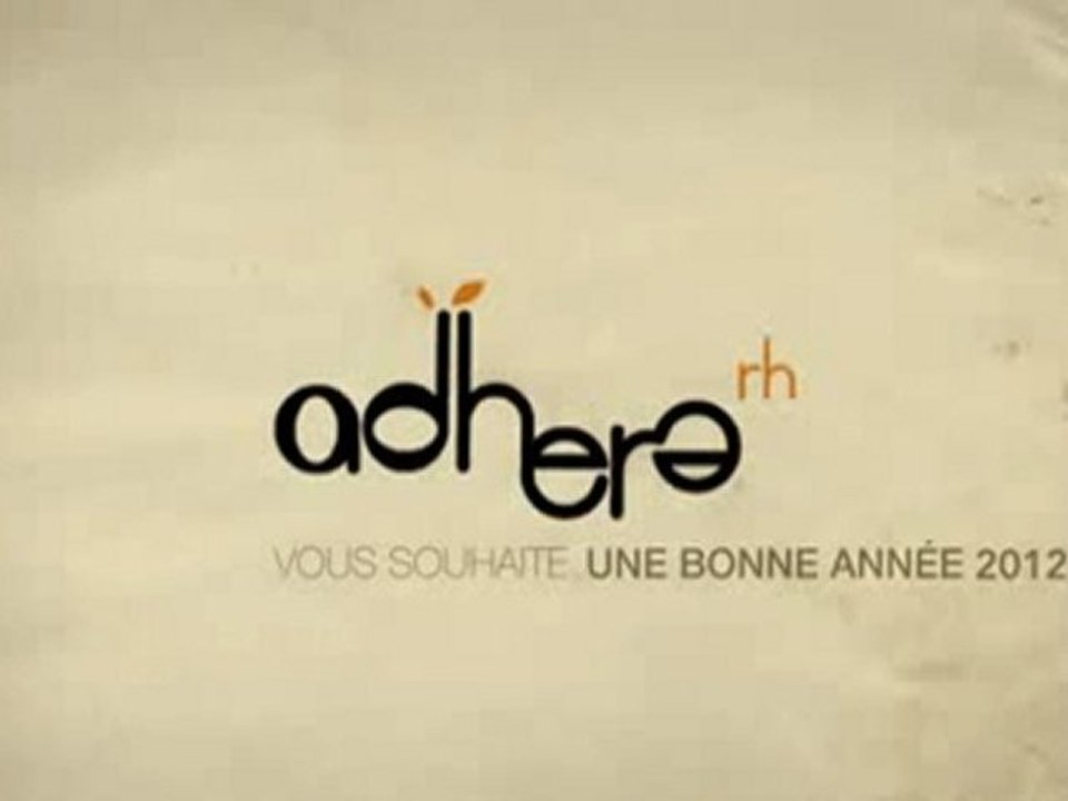 Carte de Voeux Adhere RH - 2012