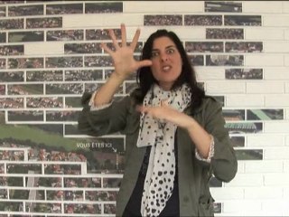 Visite LSF de la Maison du projet Louvre-Lens // 21 janvier 2012, 14h