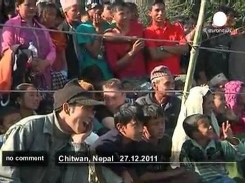 Elephant football championship in Nepal - no comment