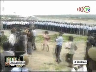 Prise de service des nouveaux agents de sécurité et de sureté à l’aéroport de Maya-Maya