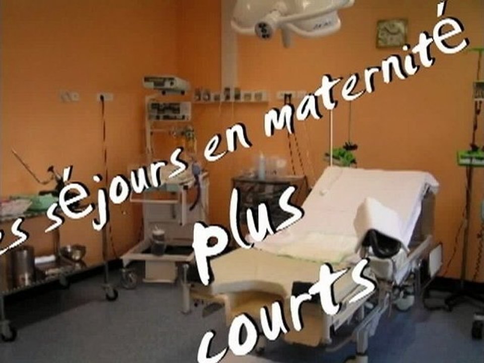 Séjours en maternité + courts