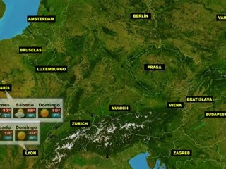 El tiempo en Europa, por países, previsión del jueves 14 al domingo 17