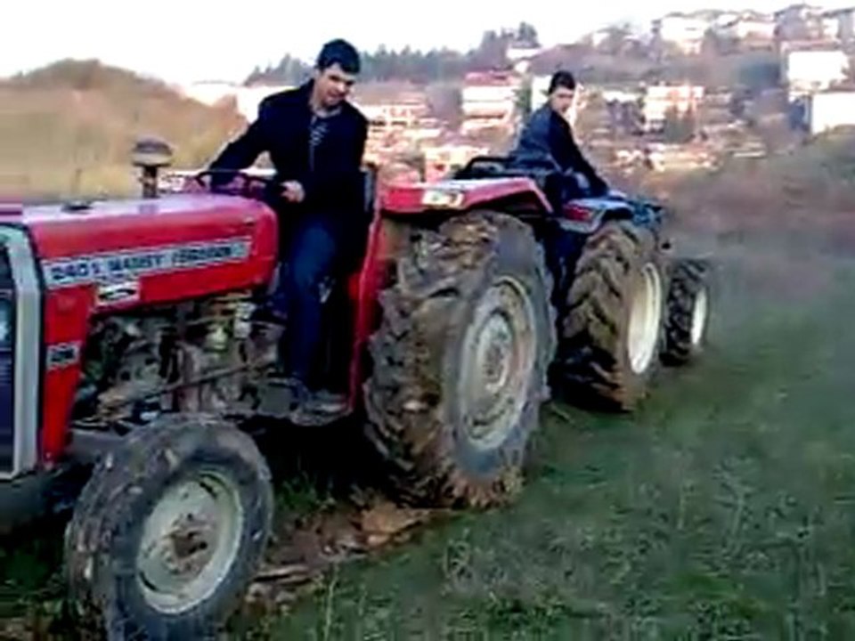 LG R50 İle mf 240S BÜYÜK ÇEKİŞME