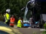 Accidente de dos autobuses en Madrid