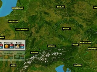 El tiempo en Europa, por países, previsión del  viernes 27  al lunes 30 de mayo