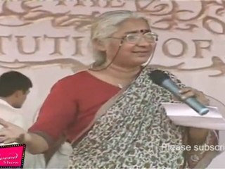 ANNA HAJARE, ANUPAM KHER, ARVIND KEJRIWAL & MEGHA PATKAR AT MMRDA GROUND - 06.mp4