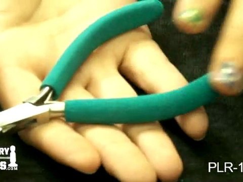 PLR-1139 - EURO TOOL's Baby Wubbers Bent Nose Plier - Jewelry Tools Demo