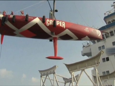 Volvo Race : les bateaux chargés sur un cargo protégé pour éviter les pirates