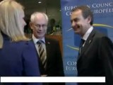 Zapatero asiste en Bruselas al Consejo Europeo