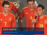 Fútbol: Los jugadores de la Selección Española presentan la nueva roja