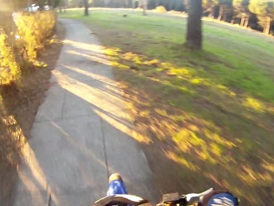 Test GoPro sur route et chemin