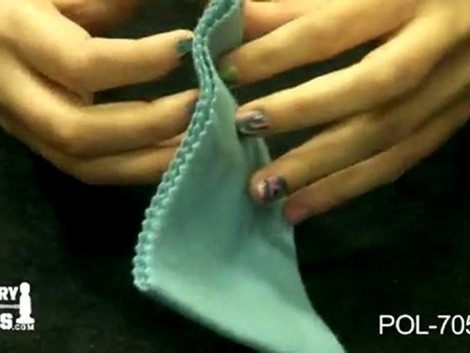 POL-705.00 - Euro Tool "Brilliant" Polishing Cloths, Medium, Blue - Jewelry Tools Demo