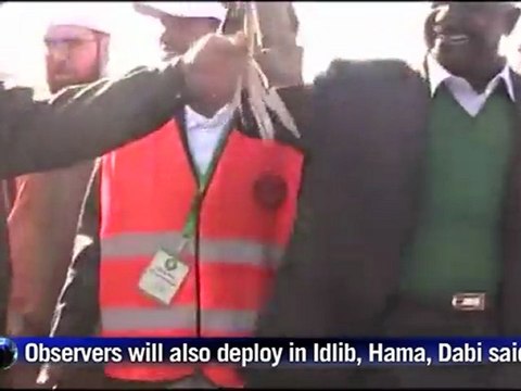 Observadores árabes visitam Homs